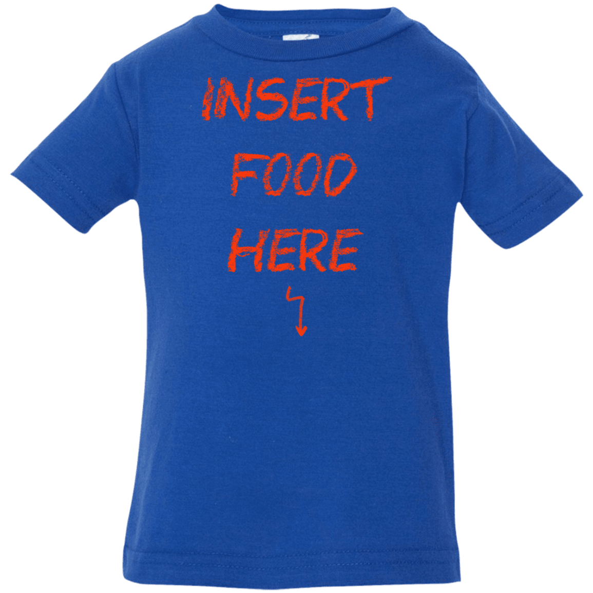 T-Shirts Royal / 6 Months Insert Food Infant Premium T-Shirt