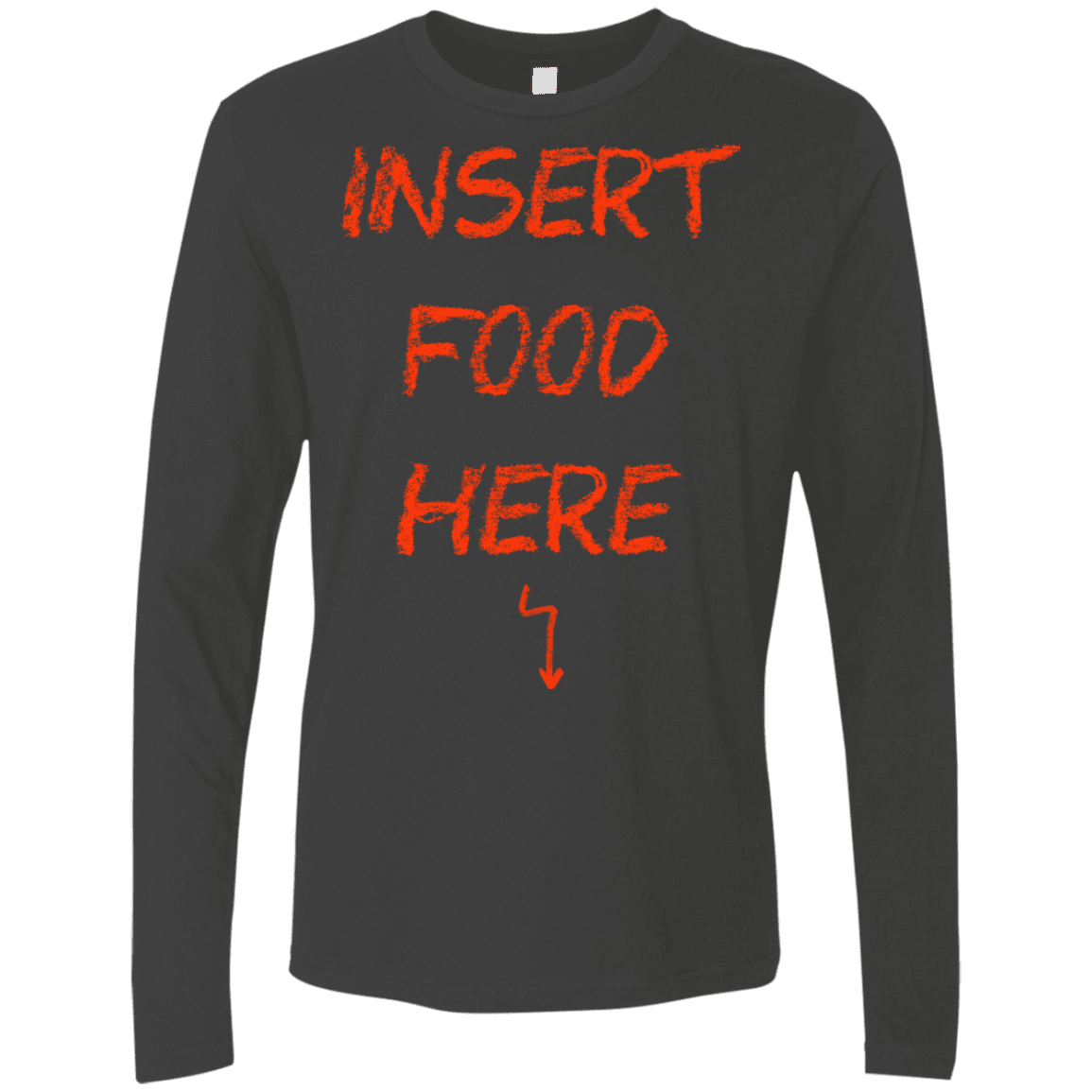 T-Shirts Heavy Metal / S Insert Food Men's Premium Long Sleeve