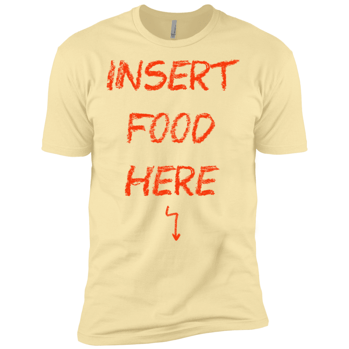 T-Shirts Banana Cream / X-Small Insert Food Men's Premium T-Shirt
