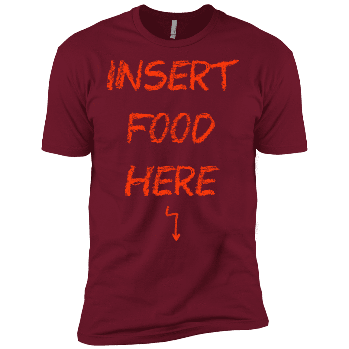 T-Shirts Cardinal / X-Small Insert Food Men's Premium T-Shirt