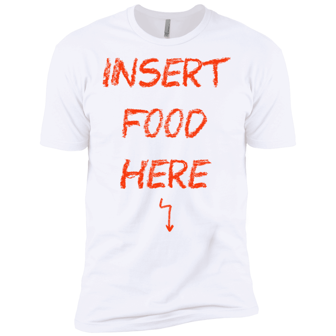 T-Shirts White / X-Small Insert Food Men's Premium T-Shirt