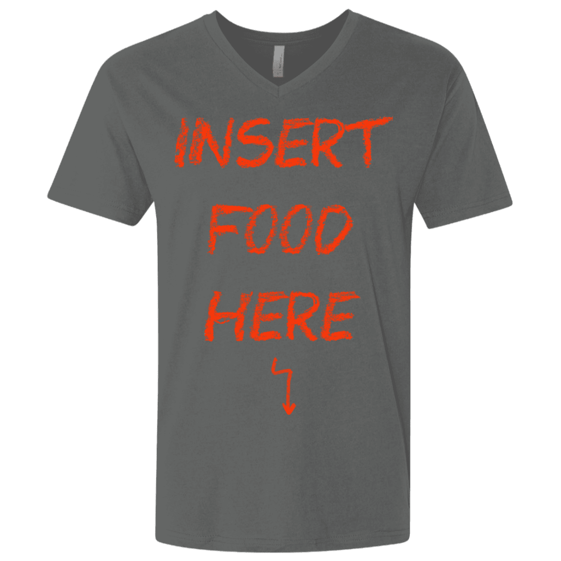 T-Shirts Heavy Metal / X-Small Insert Food Men's Premium V-Neck