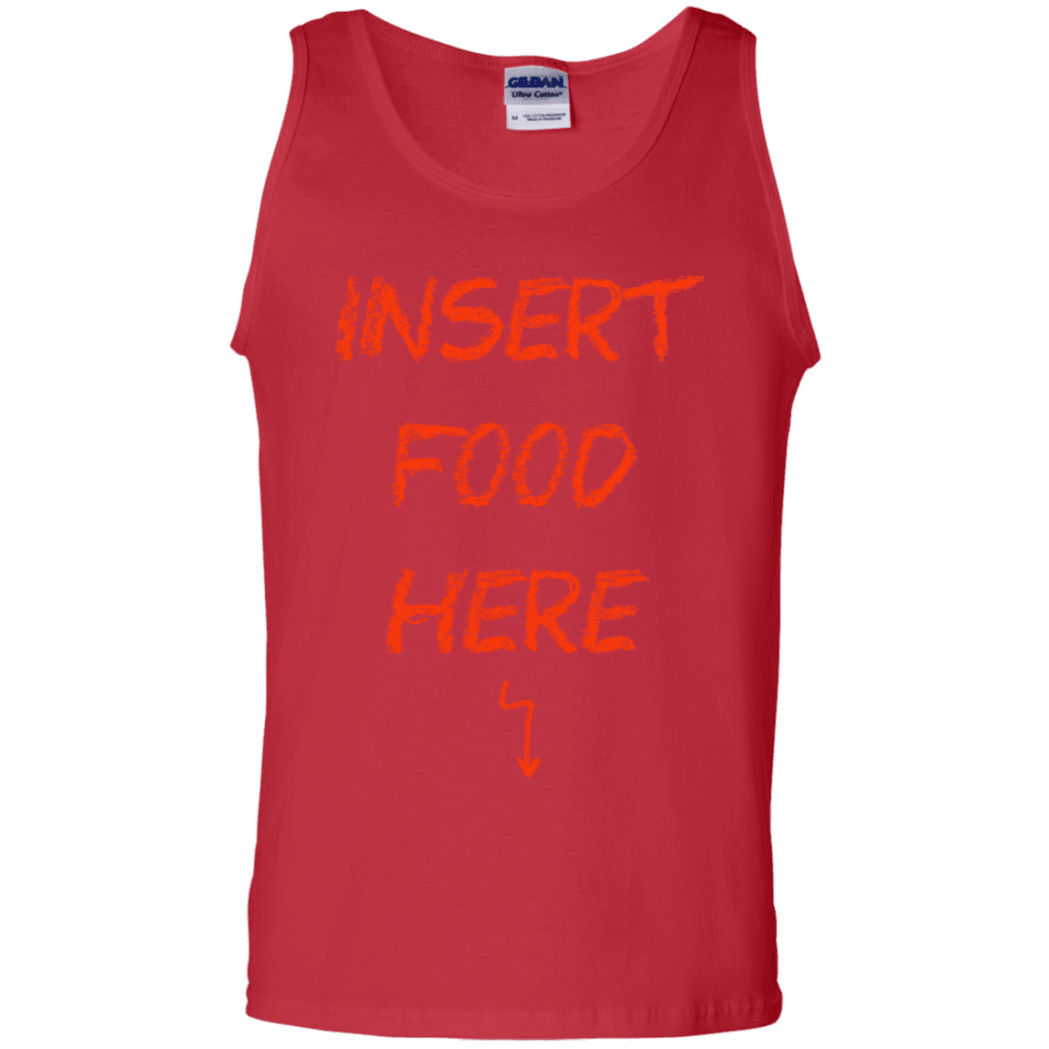 T-Shirts Red / S Insert Food Men's Tank Top