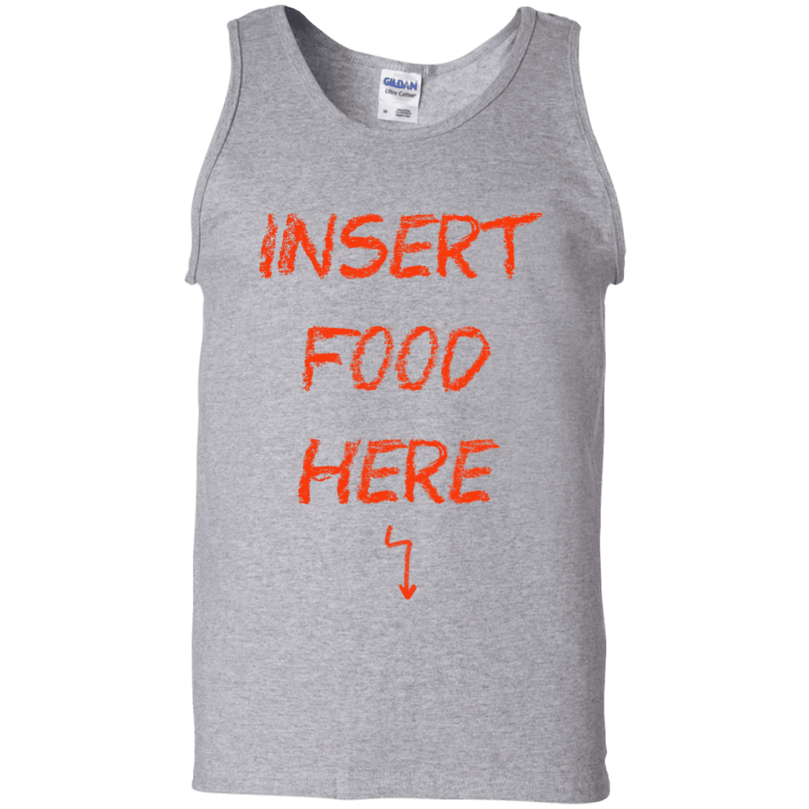 T-Shirts Sport Grey / S Insert Food Men's Tank Top