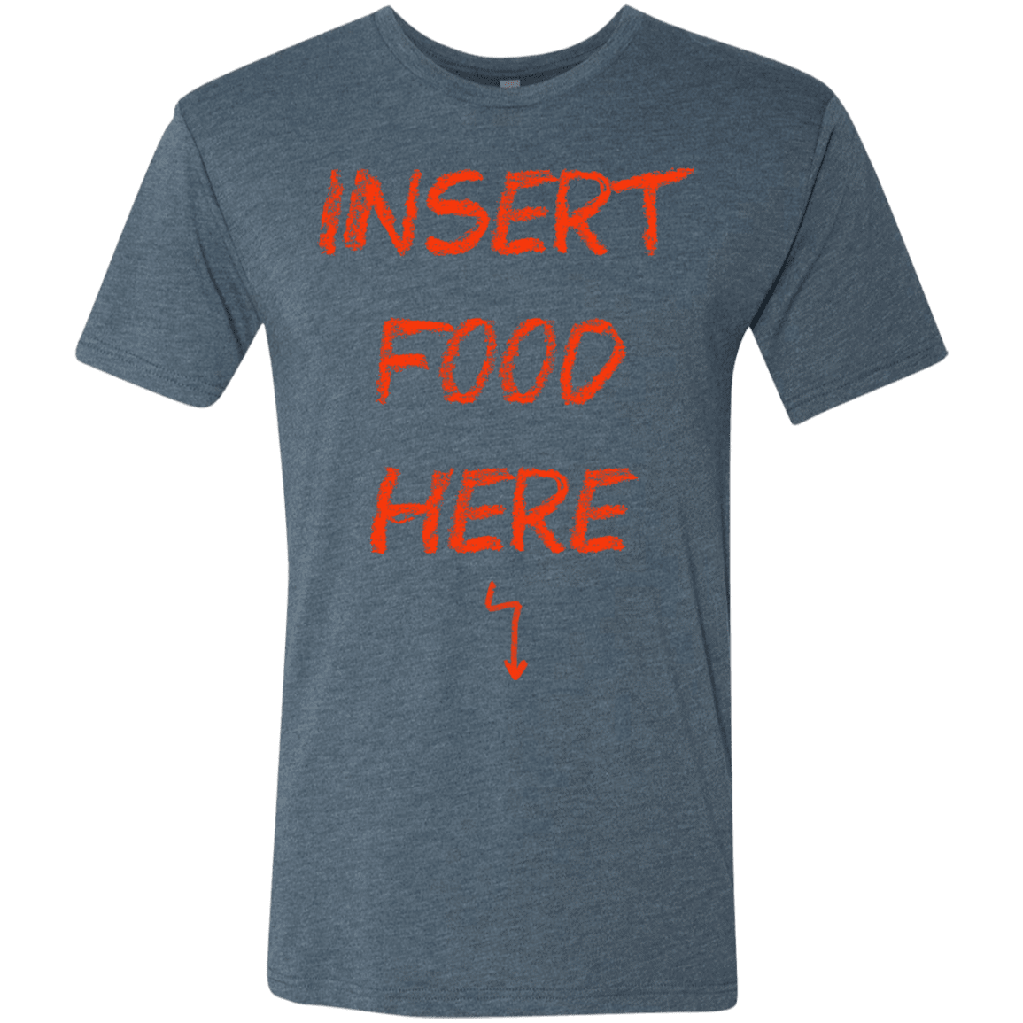 T-Shirts Indigo / S Insert Food Men's Triblend T-Shirt