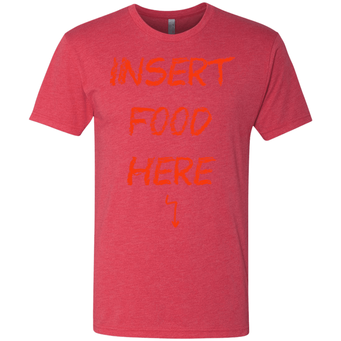 T-Shirts Vintage Red / S Insert Food Men's Triblend T-Shirt