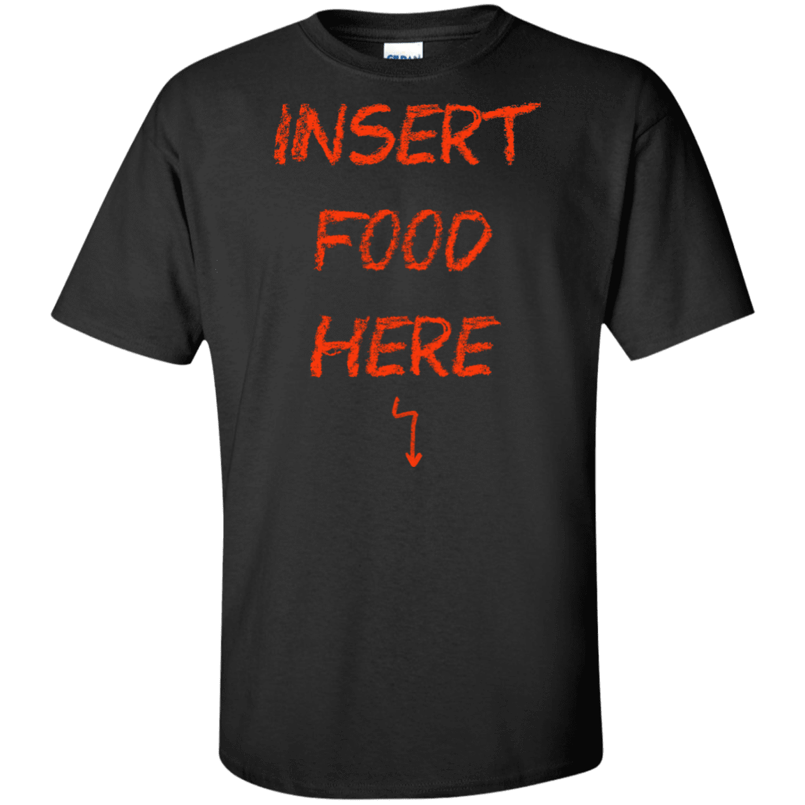 T-Shirts Black / XLT Insert Food Tall T-Shirt