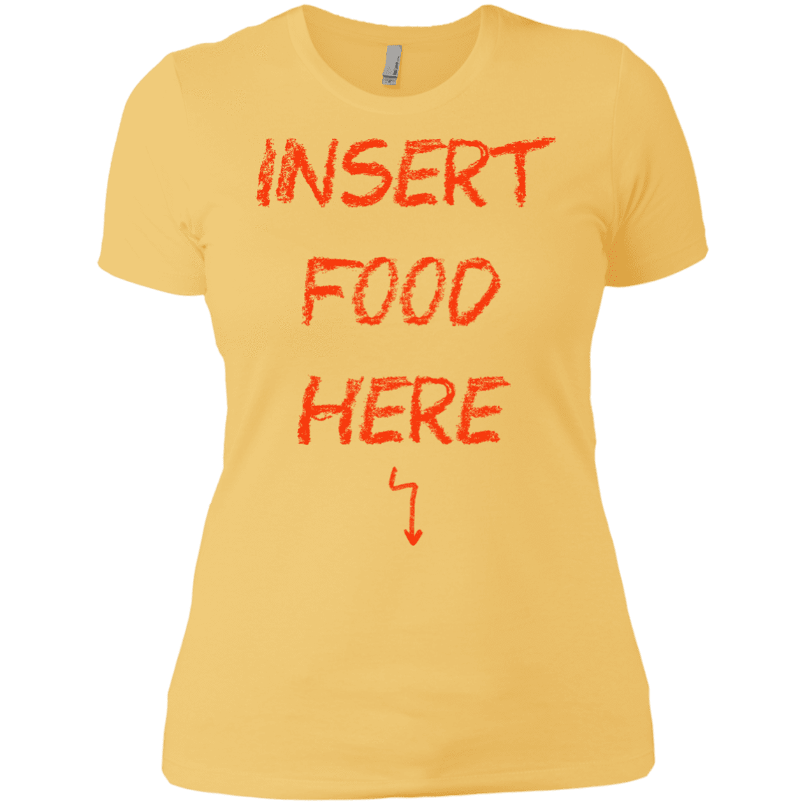 T-Shirts Banana Cream/ / X-Small Insert Food Women's Premium T-Shirt