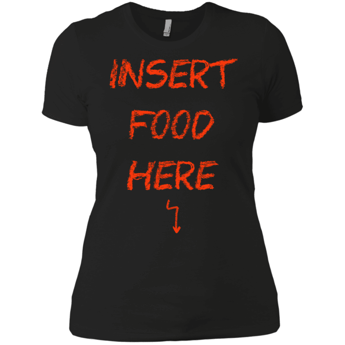 T-Shirts Black / X-Small Insert Food Women's Premium T-Shirt