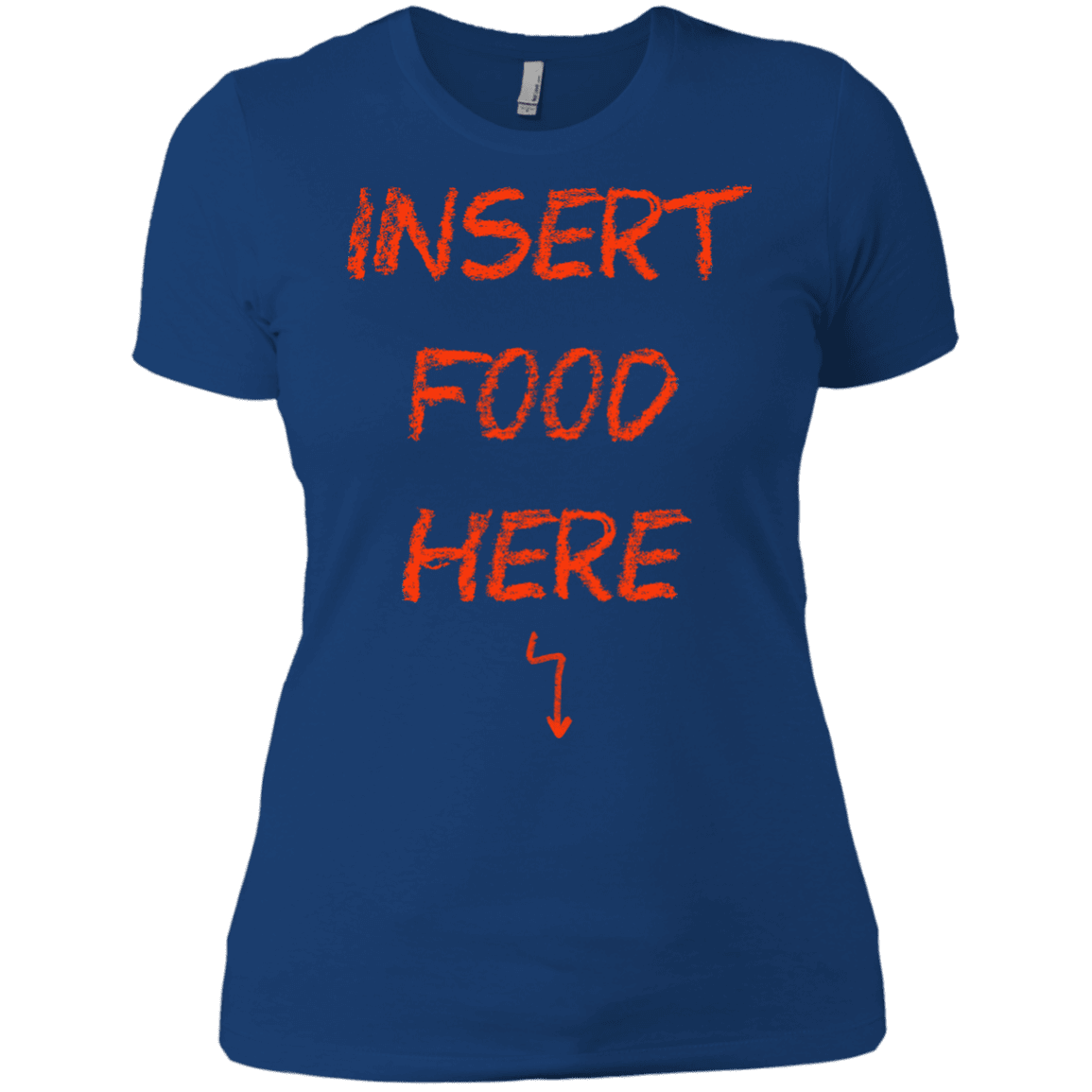 T-Shirts Royal / X-Small Insert Food Women's Premium T-Shirt