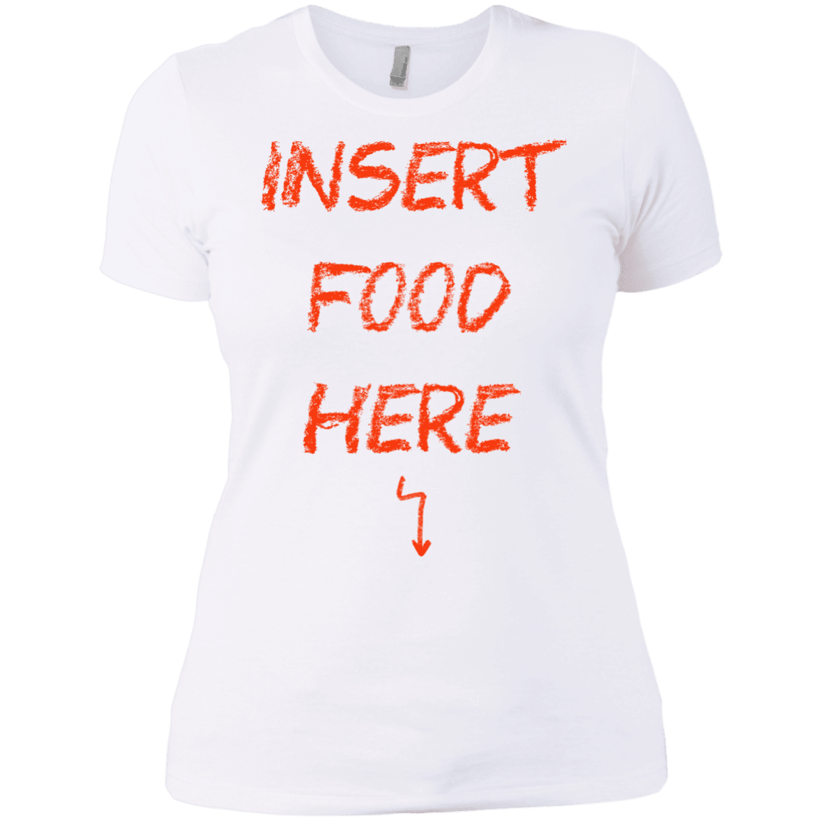 T-Shirts White / X-Small Insert Food Women's Premium T-Shirt
