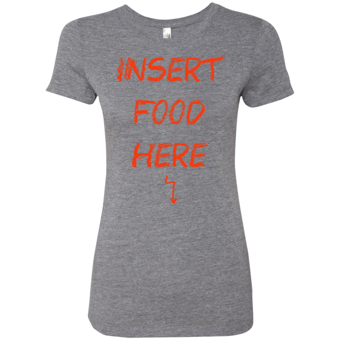 T-Shirts Premium Heather / S Insert Food Women's Triblend T-Shirt
