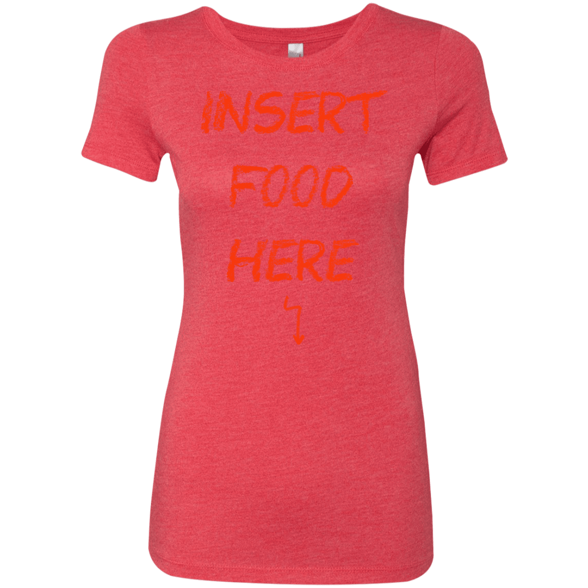 T-Shirts Vintage Red / S Insert Food Women's Triblend T-Shirt
