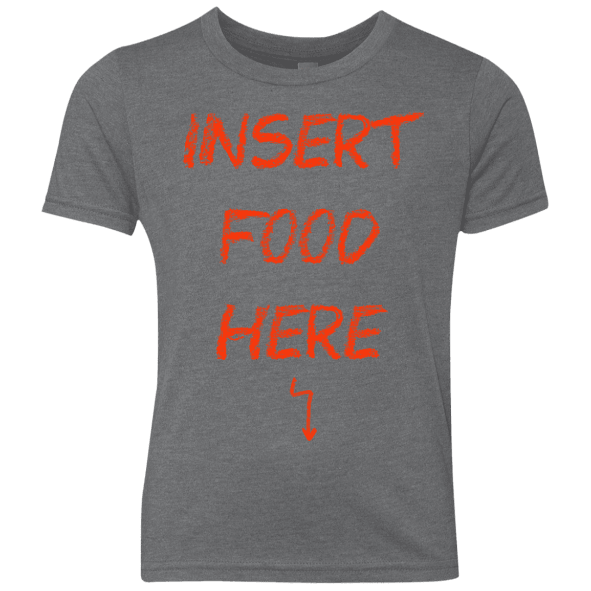 T-Shirts Premium Heather / YXS Insert Food Youth Triblend T-Shirt