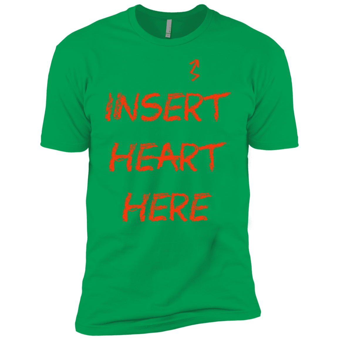 T-Shirts Kelly Green / YXS Insert Heart Here Boys Premium T-Shirt