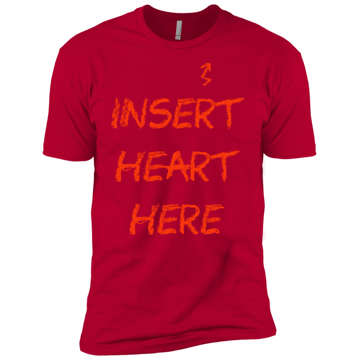 T-Shirts Red / YXS Insert Heart Here Boys Premium T-Shirt