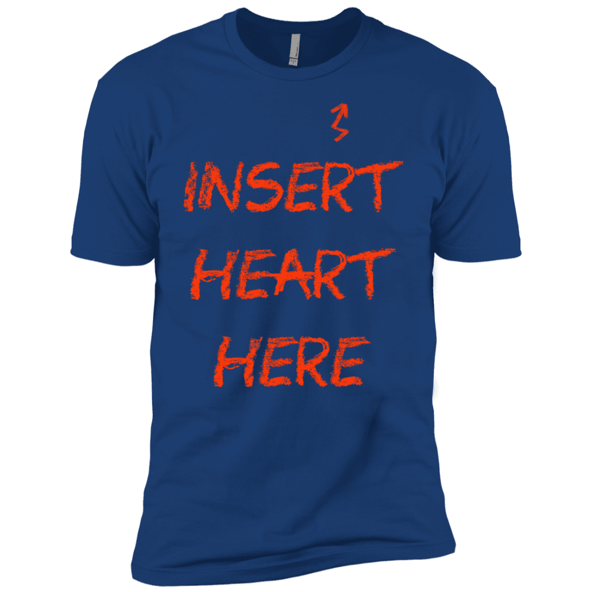 T-Shirts Royal / YXS Insert Heart Here Boys Premium T-Shirt