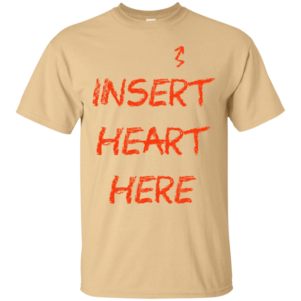 T-Shirts Vegas Gold / S Insert Heart Here T-Shirt