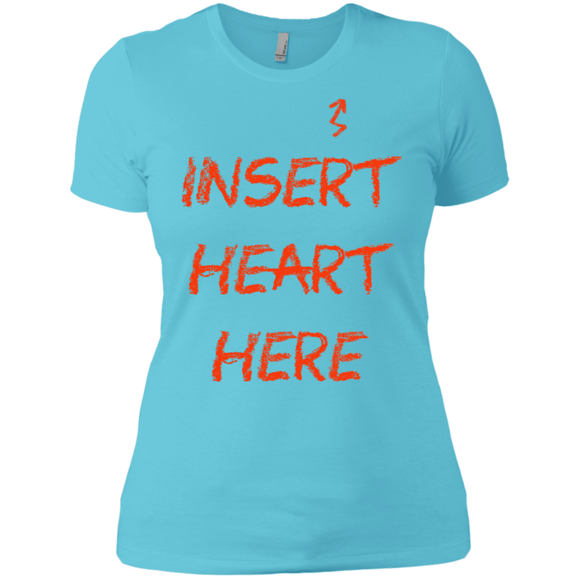 T-Shirts Cancun / X-Small Insert Heart Here Women's Premium T-Shirt