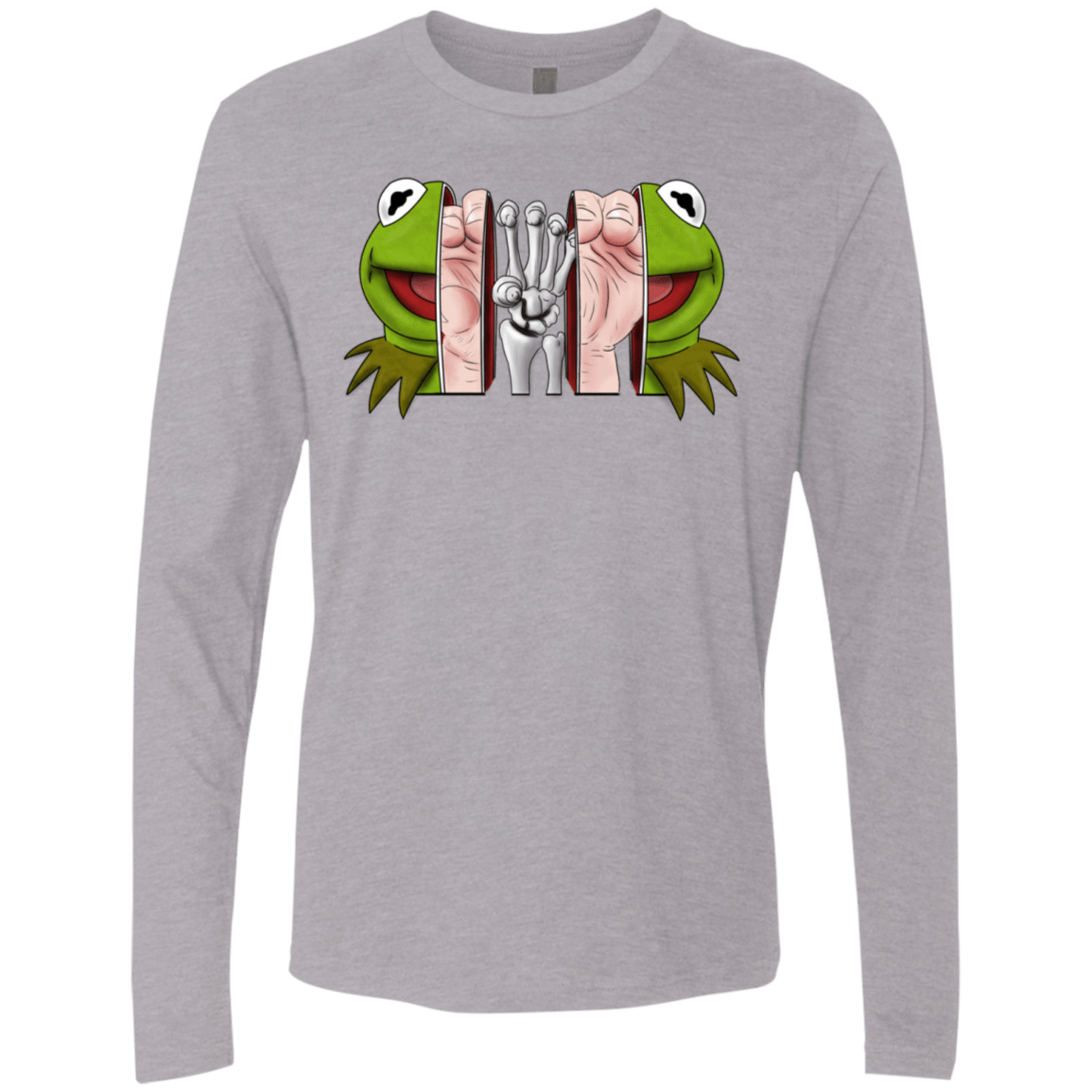 T-Shirts Heather Grey / S Inside the Frog Men's Premium Long Sleeve