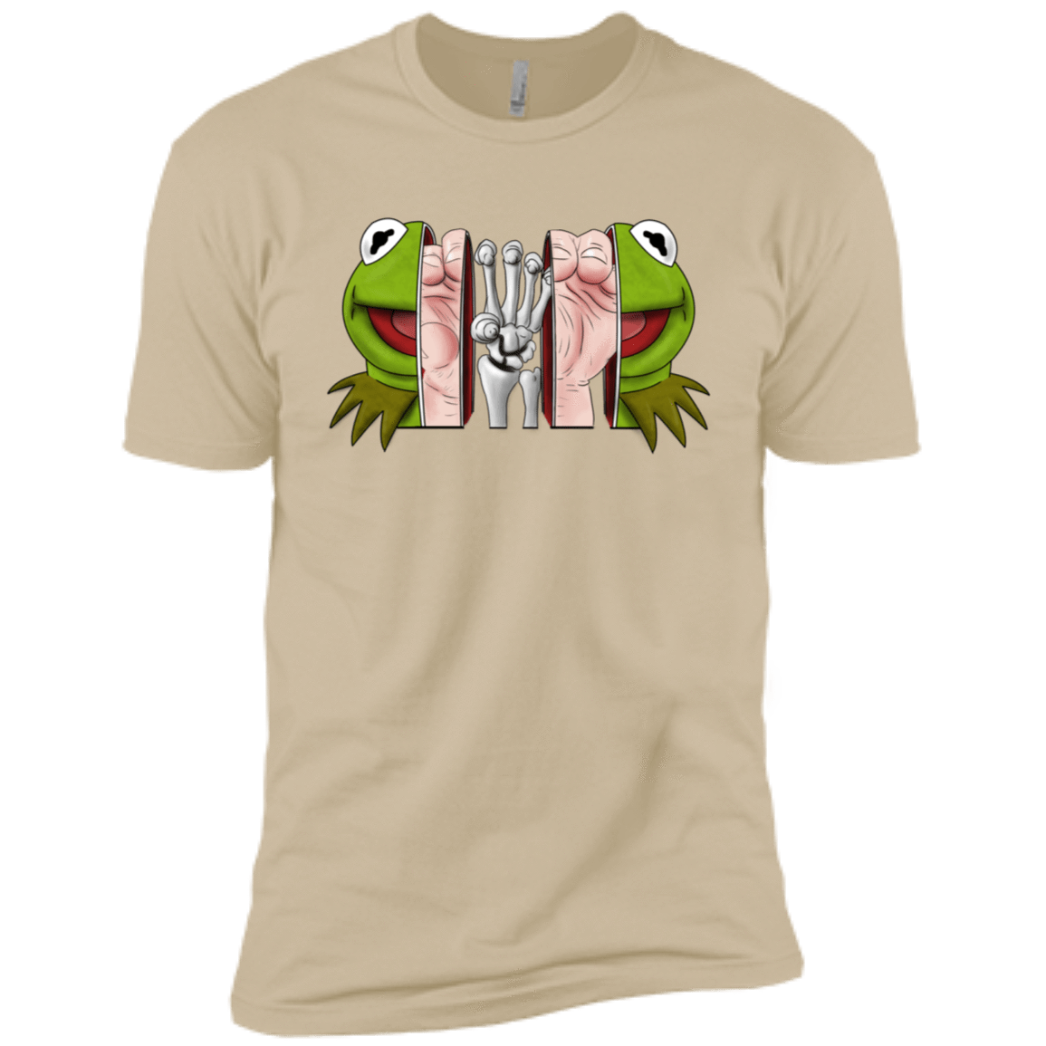 T-Shirts Sand / X-Small Inside the Frog Men's Premium T-Shirt