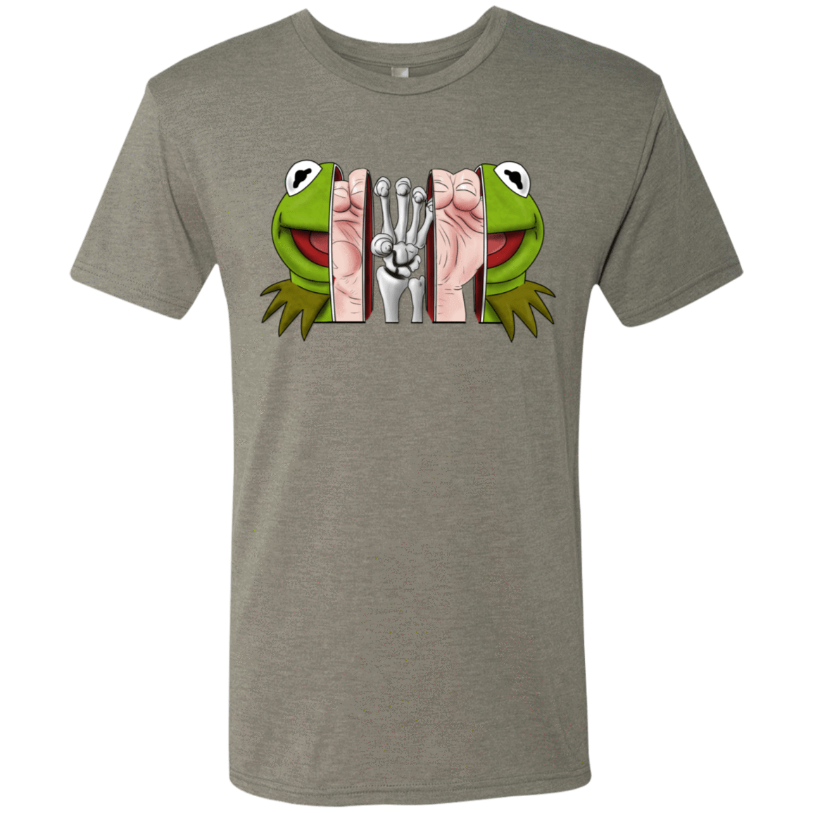 T-Shirts Venetian Grey / S Inside the Frog Men's Triblend T-Shirt
