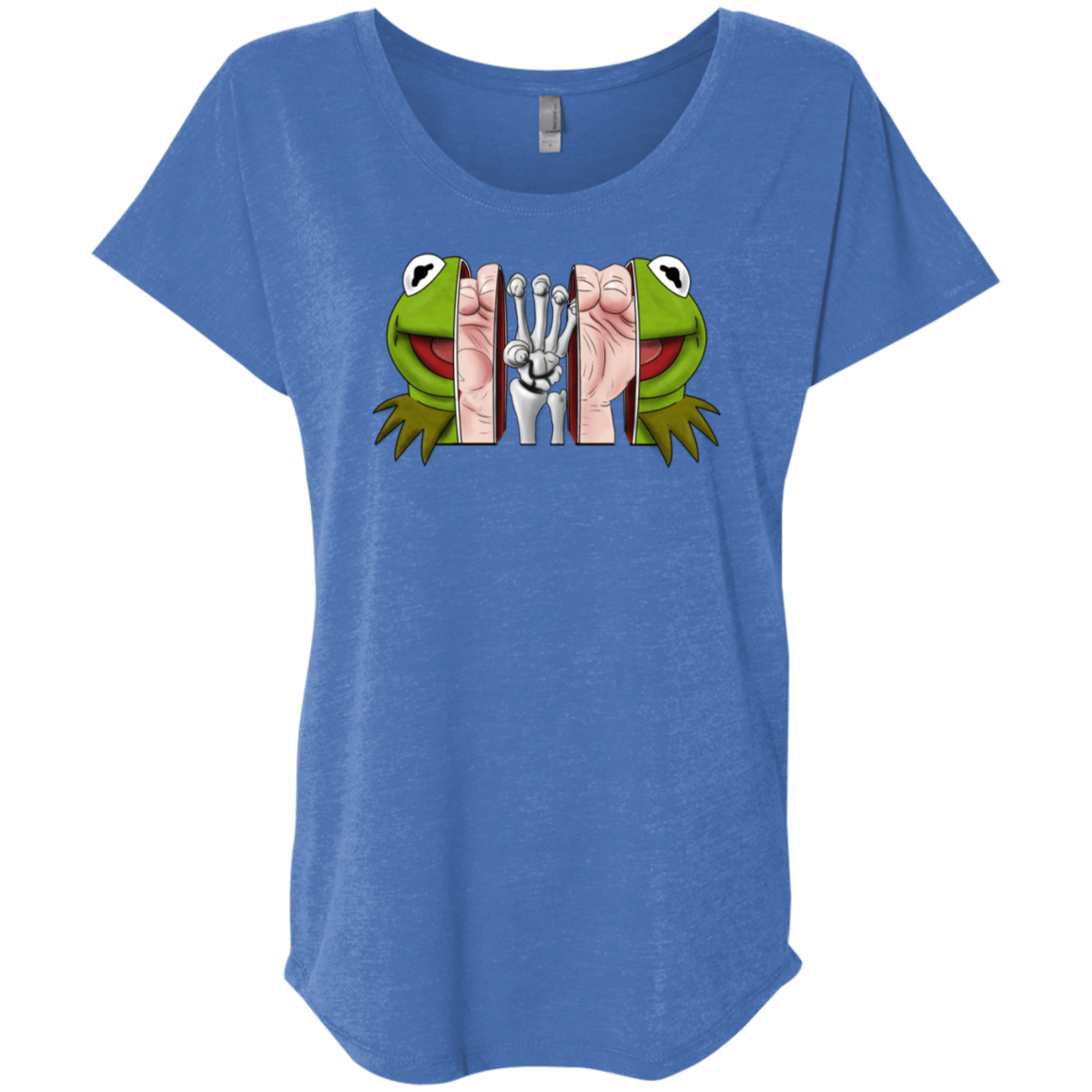 T-Shirts Vintage Royal / X-Small Inside the Frog Triblend Dolman Sleeve