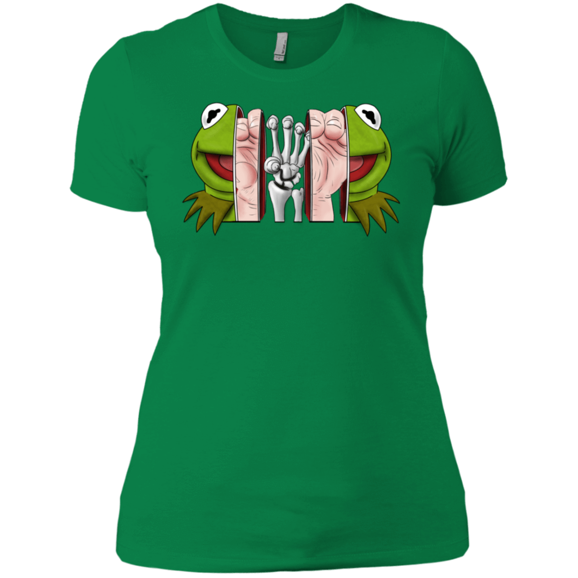 T-Shirts Kelly Green / X-Small Inside the Frog Women's Premium T-Shirt