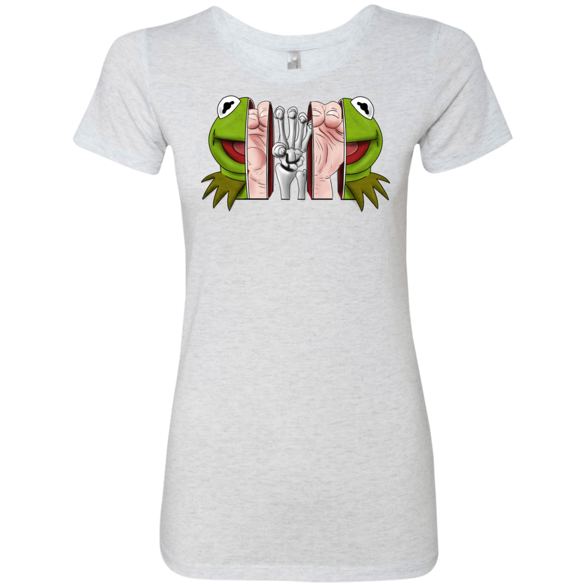 T-Shirts Heather White / S Inside the Frog Women's Triblend T-Shirt