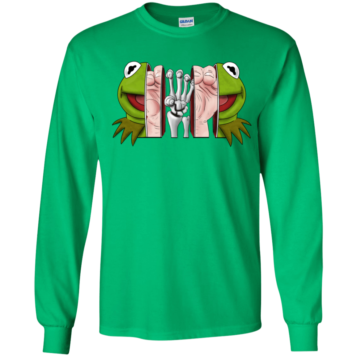 T-Shirts Irish Green / YS Inside the Frog Youth Long Sleeve T-Shirt