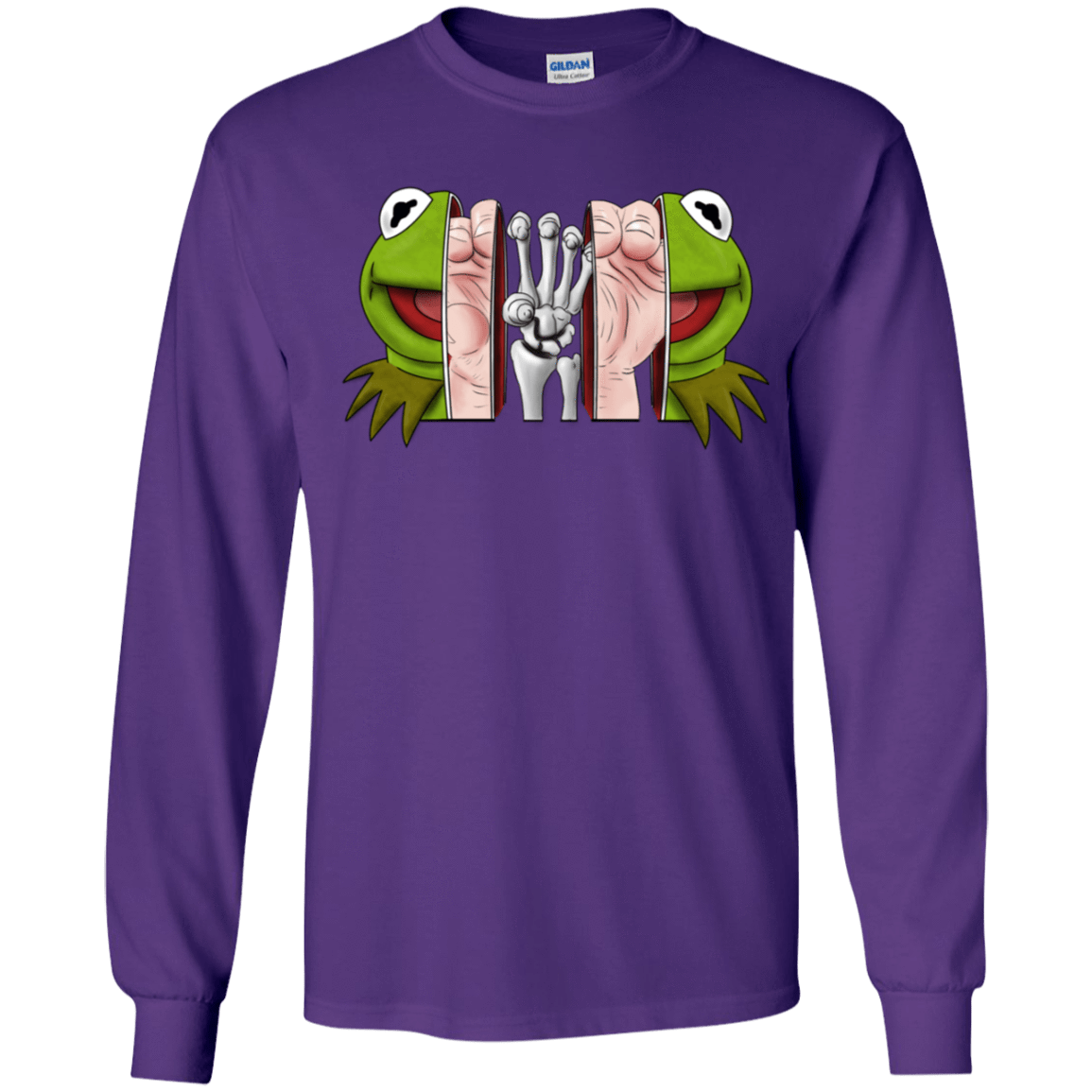 T-Shirts Purple / YS Inside the Frog Youth Long Sleeve T-Shirt
