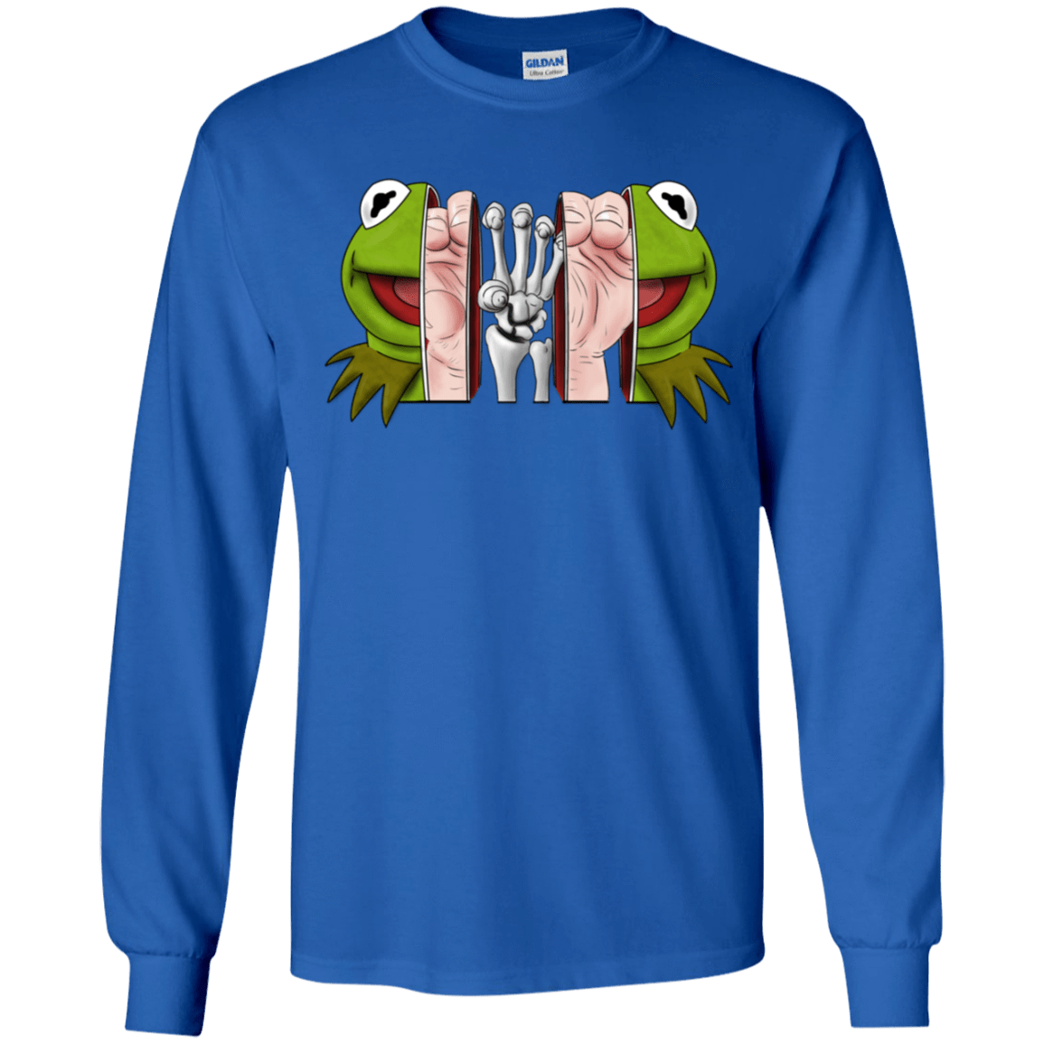 T-Shirts Royal / YS Inside the Frog Youth Long Sleeve T-Shirt