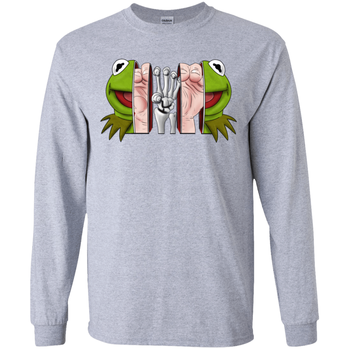 T-Shirts Sport Grey / YS Inside the Frog Youth Long Sleeve T-Shirt