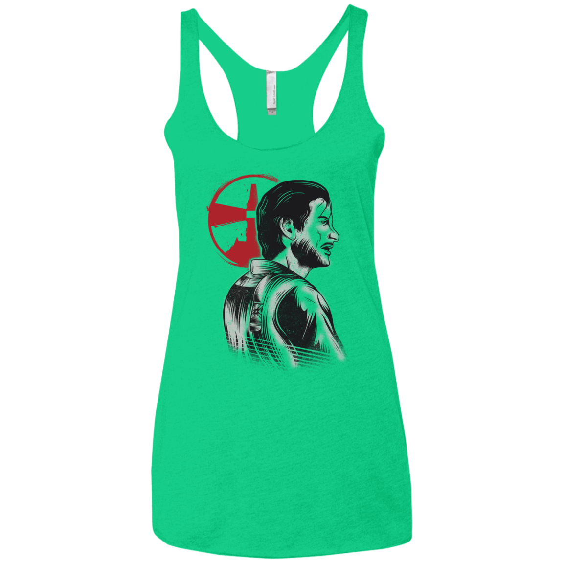 T-Shirts Envy / X-Small Inside the Nightmare Women's Triblend Racerback Tank