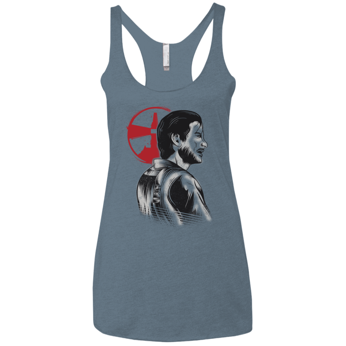 T-Shirts Indigo / X-Small Inside the Nightmare Women's Triblend Racerback Tank