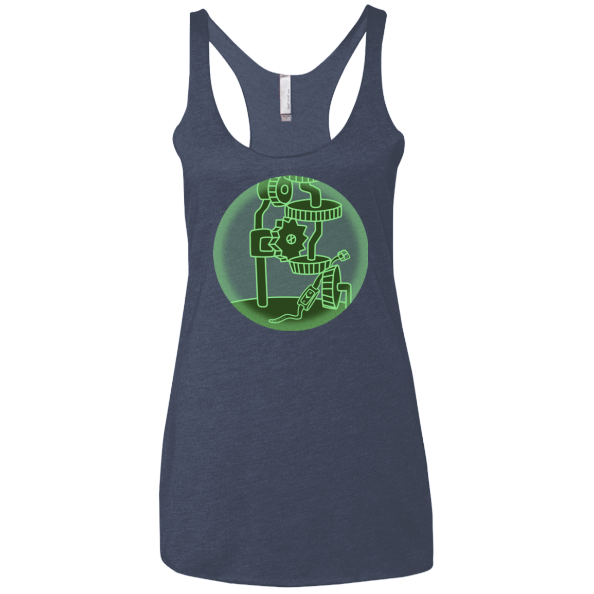 T-Shirts Vintage Navy / X-Small Inside The Thief Women's Triblend Racerback Tank