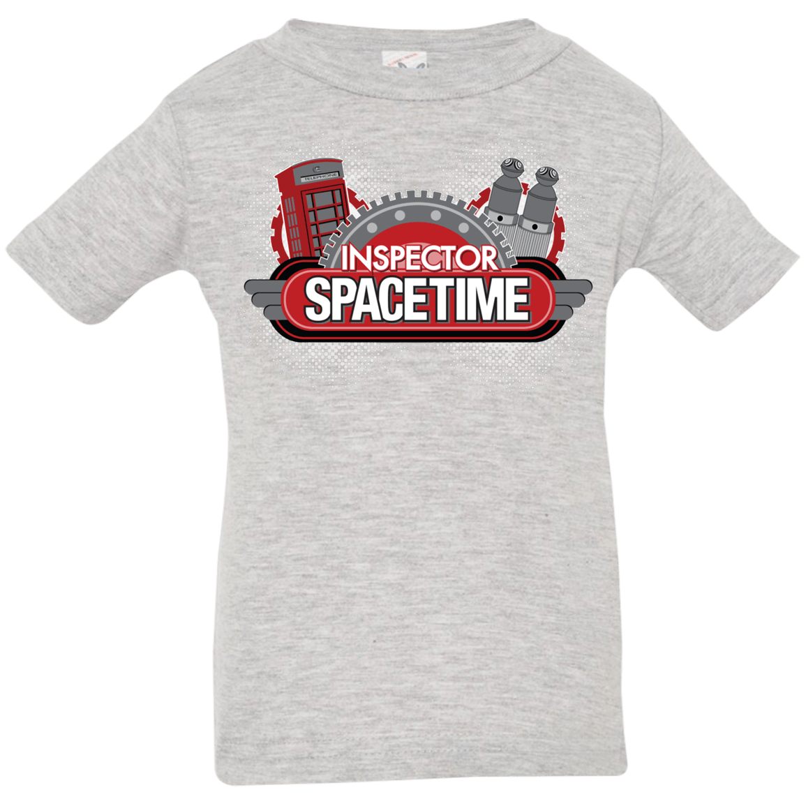 T-Shirts Heather Grey / 6 Months Inspector Spacetime Infant Premium T-Shirt