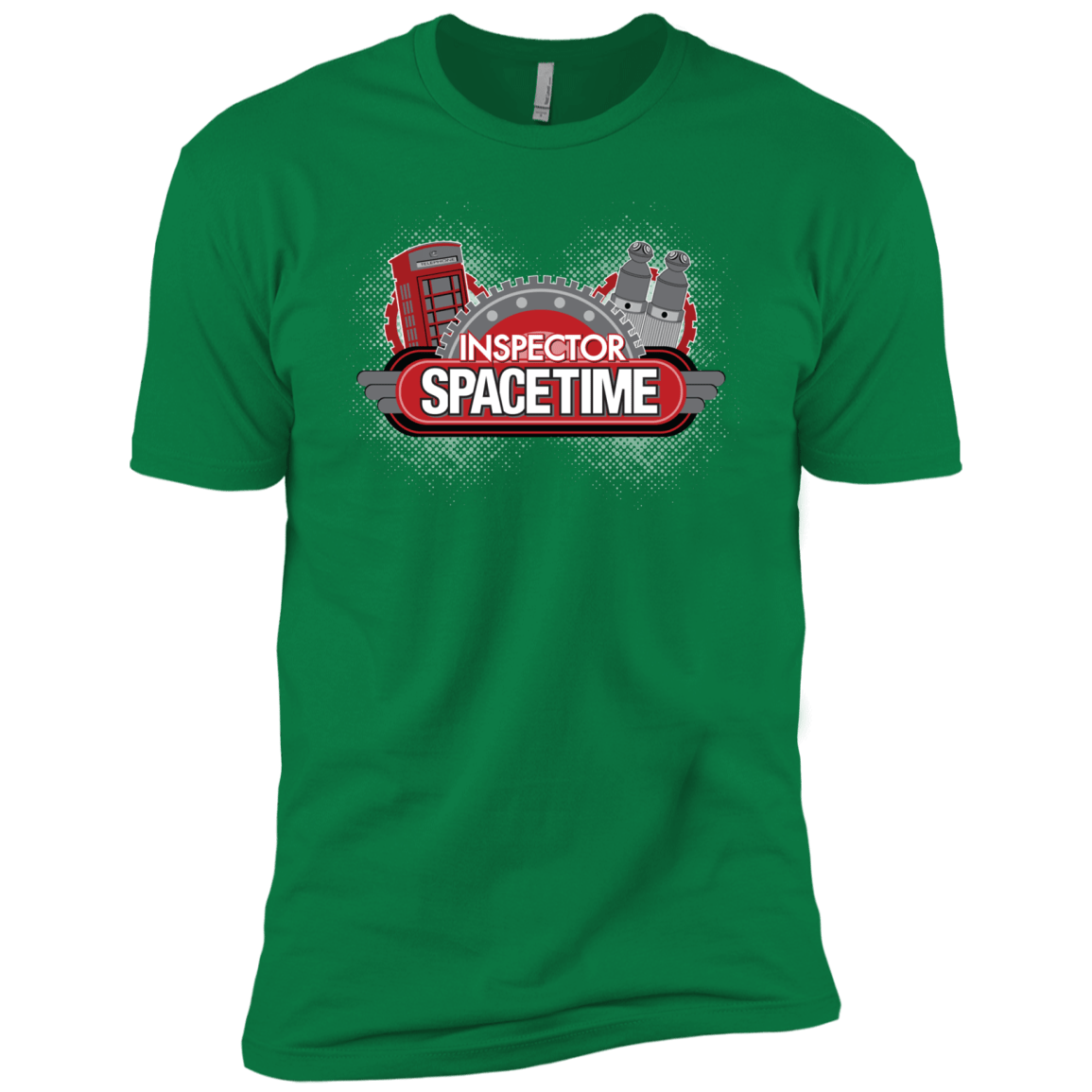 T-Shirts Kelly Green / X-Small Inspector Spacetime Men's Premium T-Shirt