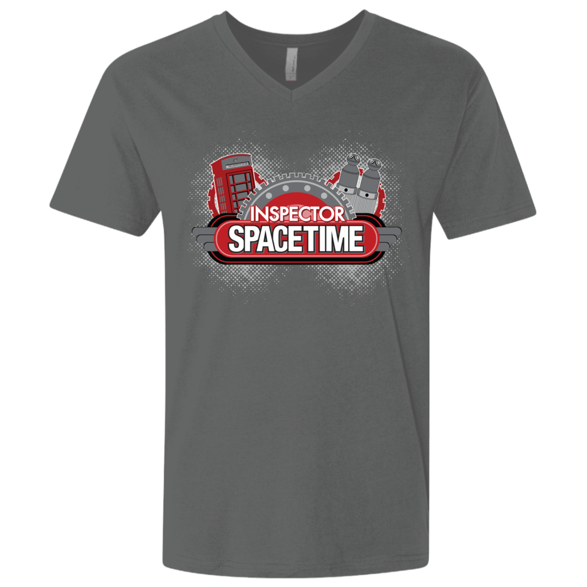 T-Shirts Heavy Metal / X-Small Inspector Spacetime Men's Premium V-Neck
