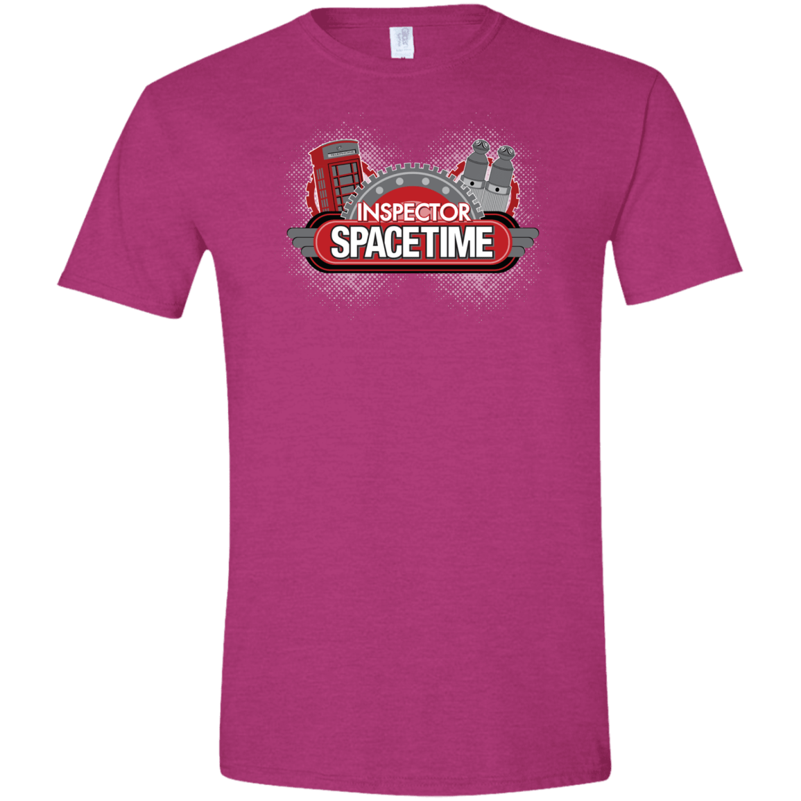 T-Shirts Antique Heliconia / S Inspector Spacetime Men's Semi-Fitted Softstyle