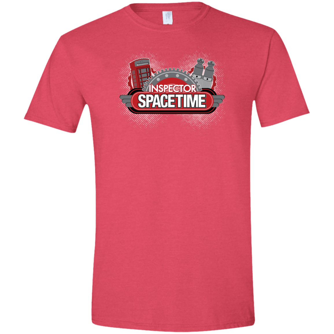 T-Shirts Heather Red / S Inspector Spacetime Men's Semi-Fitted Softstyle