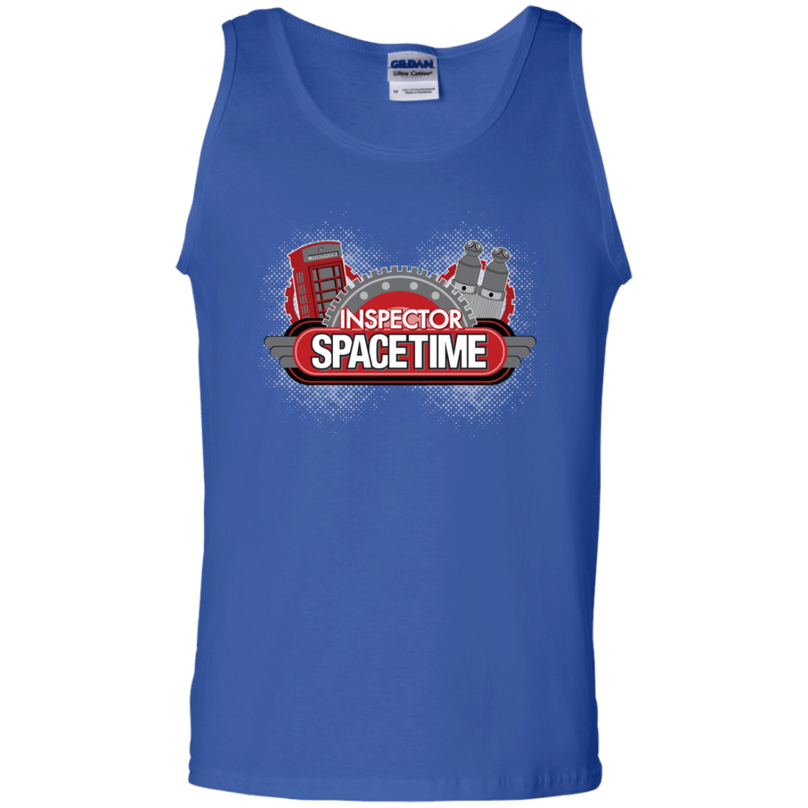 T-Shirts Royal / S Inspector Spacetime Men's Tank Top