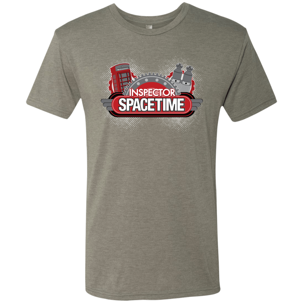 T-Shirts Venetian Grey / S Inspector Spacetime Men's Triblend T-Shirt