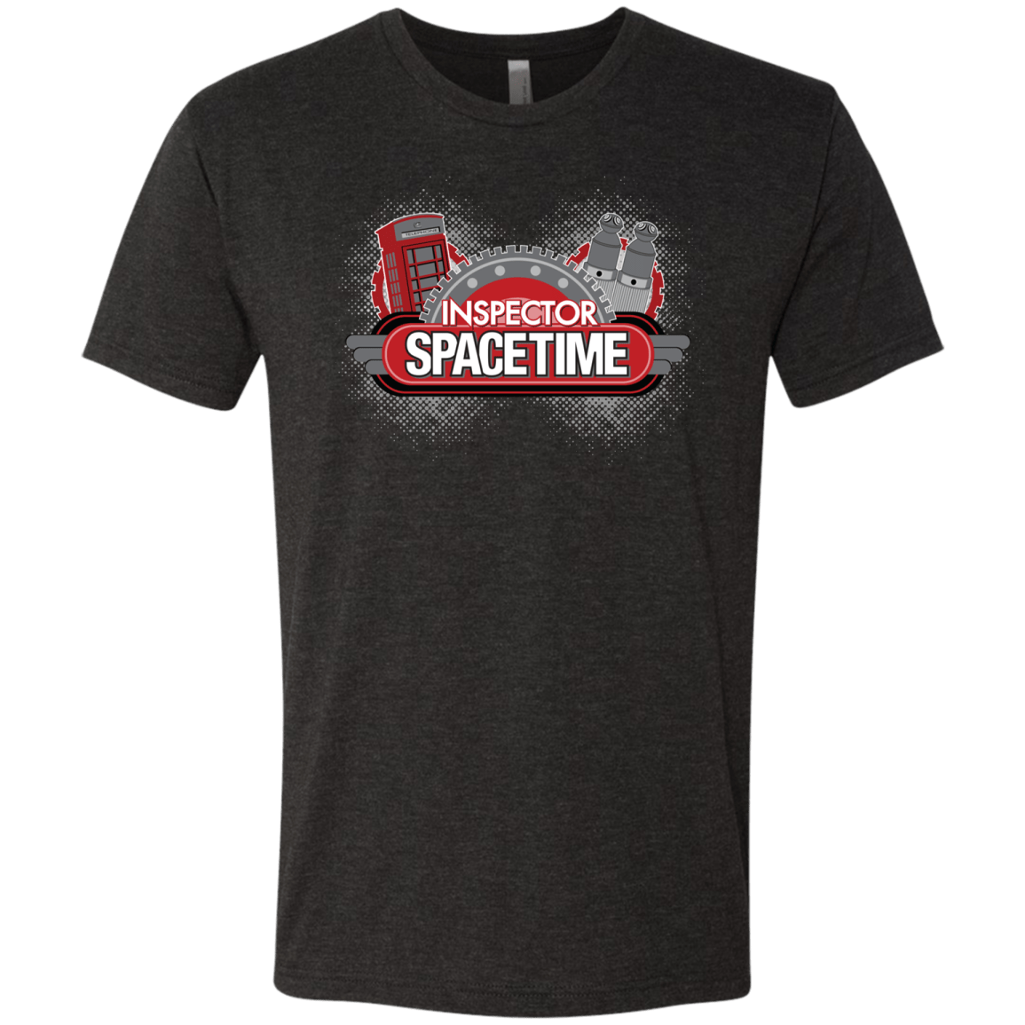 T-Shirts Vintage Black / S Inspector Spacetime Men's Triblend T-Shirt
