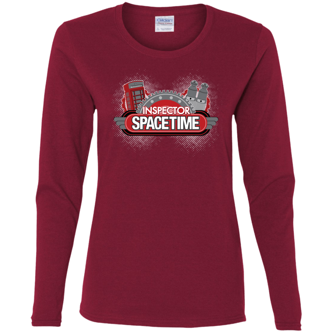 T-Shirts Cardinal / S Inspector Spacetime Women's Long Sleeve T-Shirt