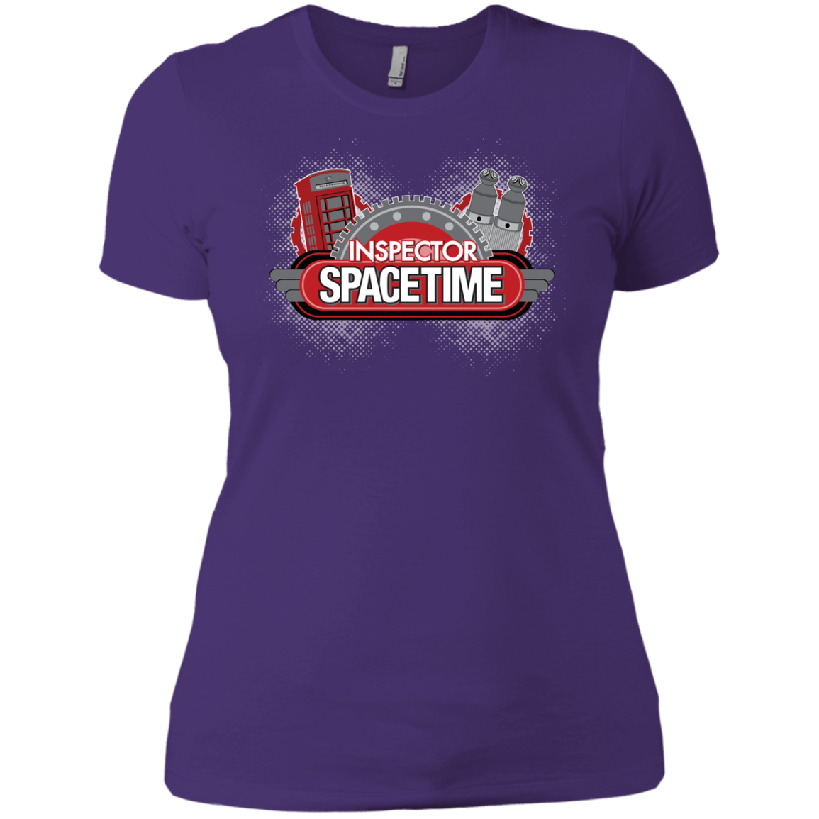 T-Shirts Purple Rush/ / X-Small Inspector Spacetime Women's Premium T-Shirt