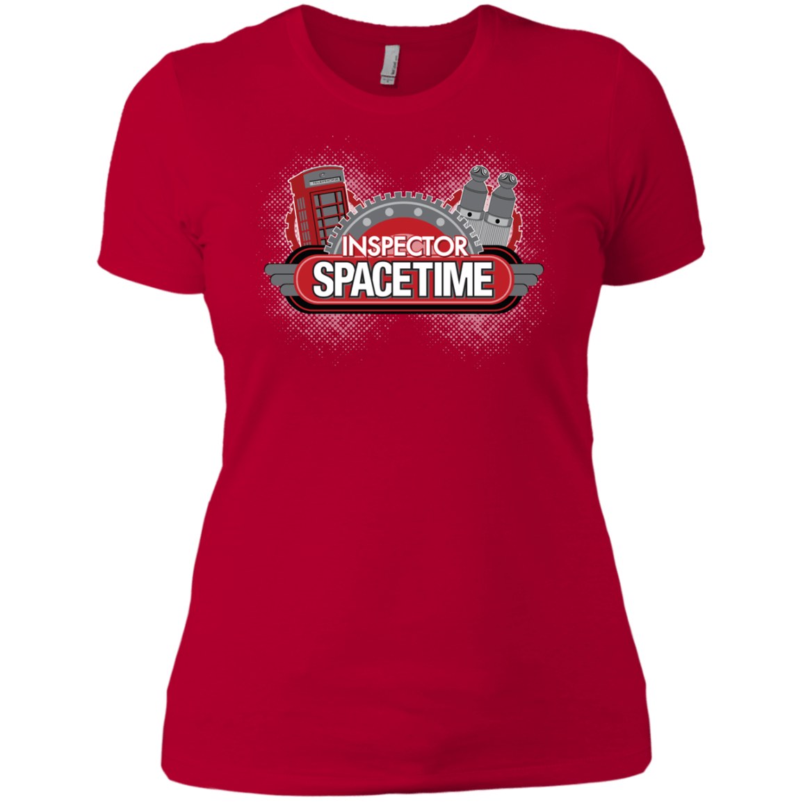 T-Shirts Red / X-Small Inspector Spacetime Women's Premium T-Shirt