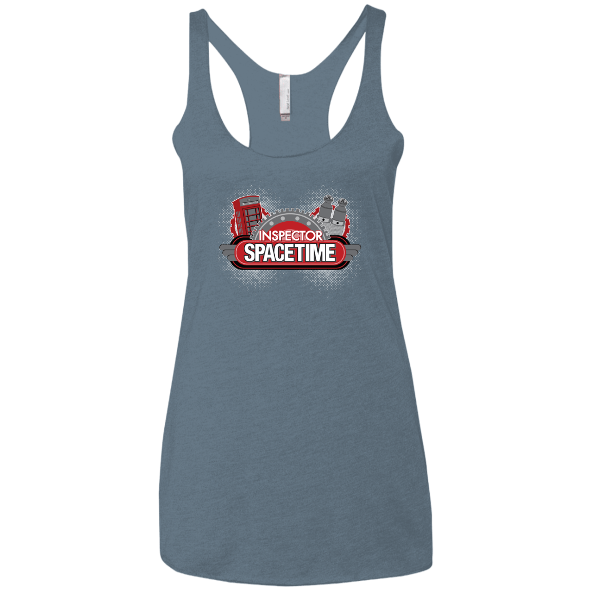 T-Shirts Indigo / X-Small Inspector Spacetime Women's Triblend Racerback Tank