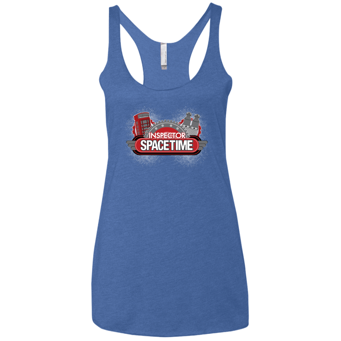 T-Shirts Vintage Royal / X-Small Inspector Spacetime Women's Triblend Racerback Tank