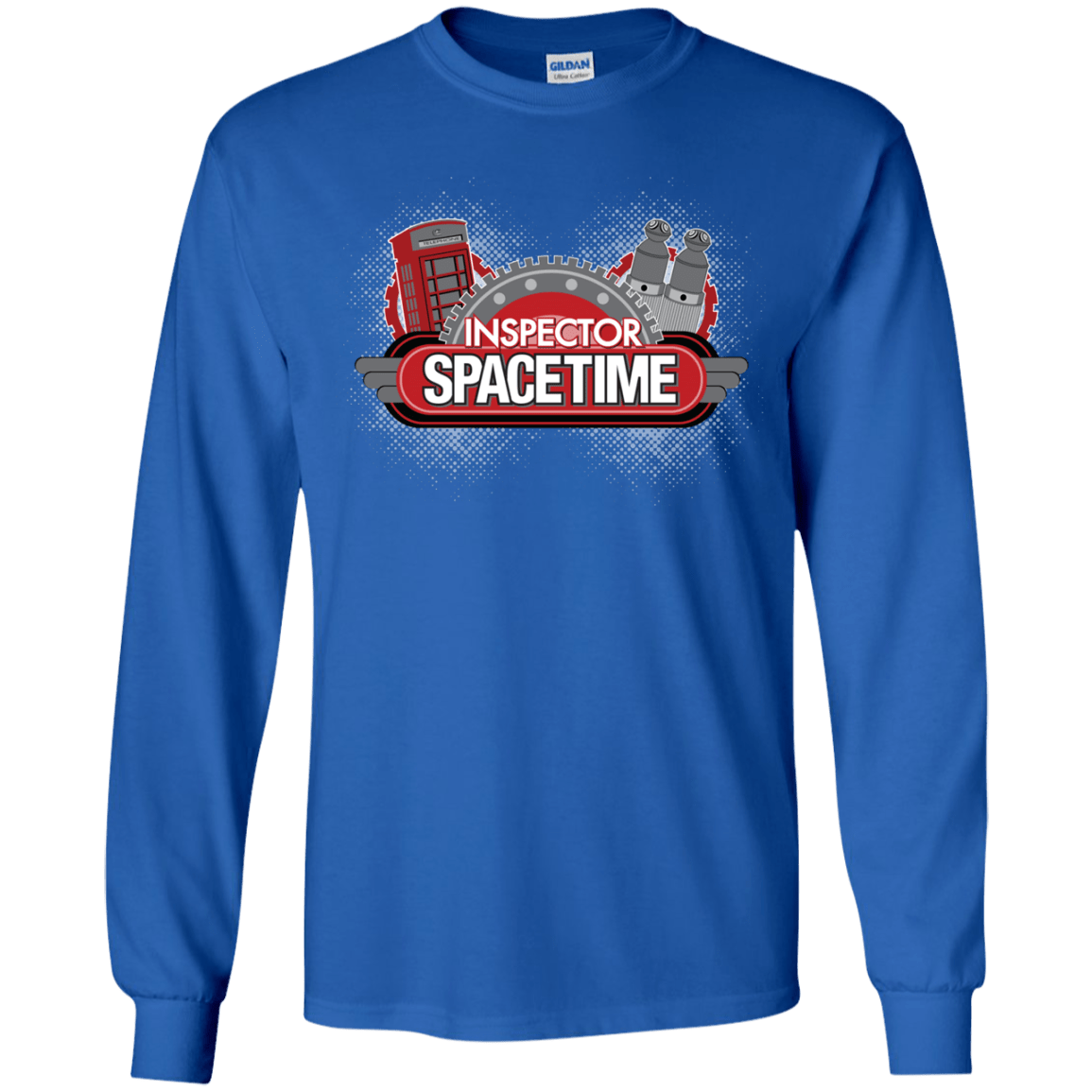 T-Shirts Royal / YS Inspector Spacetime Youth Long Sleeve T-Shirt
